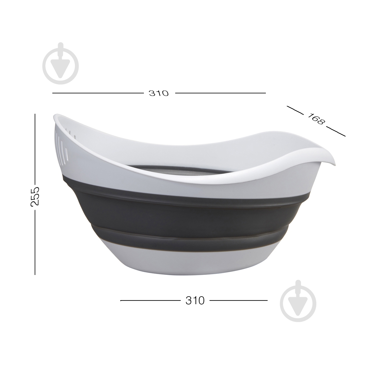 Дуршлаг складной MVM KP-78 White/Gray - фото 8