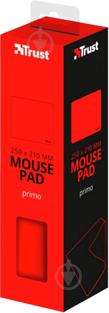Коврик для мышки Trust Primo Mouse pad - summer red (22759) - фото 4