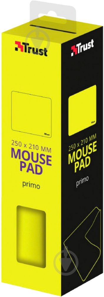 Коврик для мышки Trust Primo Mouse pad - summer yellow (22760) - фото 4
