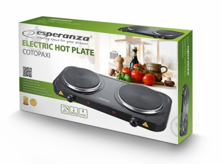 Плита электрическая настольная Esperanza EKH010K - фото 2 Плита электрическая настольная Esperanza EKH010K - фото 2