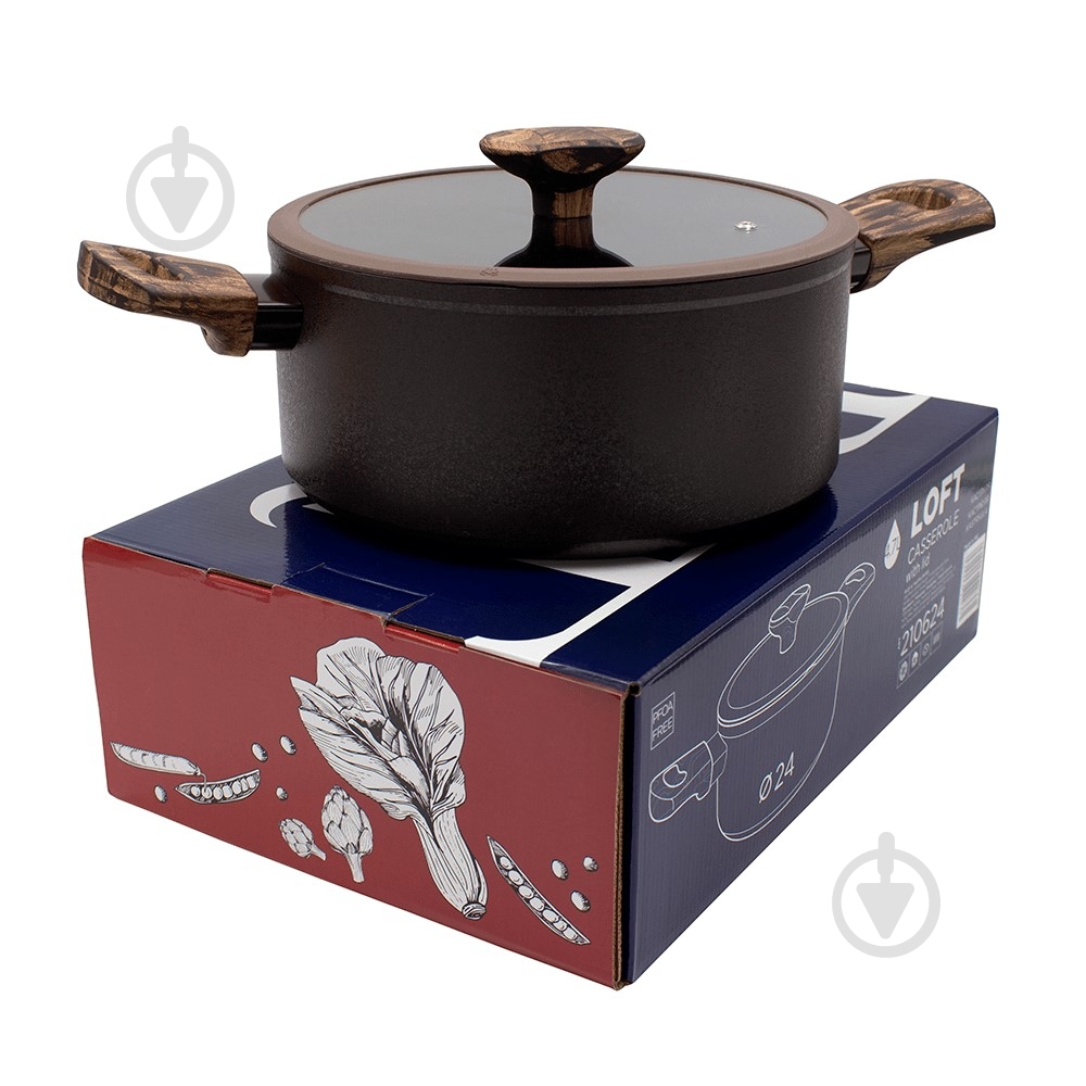 Каструля з кришкою Riley&Tailor Loft 2,7 л 210620 - фото 4 Каструля з кришкою Riley&Tailor Loft 2,7 л 210620 - фото 4