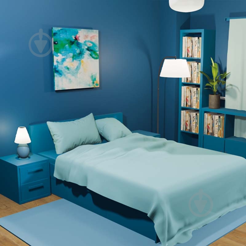 Фарба силікономодифікована акрилова з колоруванням Dufa Silikon Fassaden Mix B3 мат VN 2460 2,5 л - фото 8