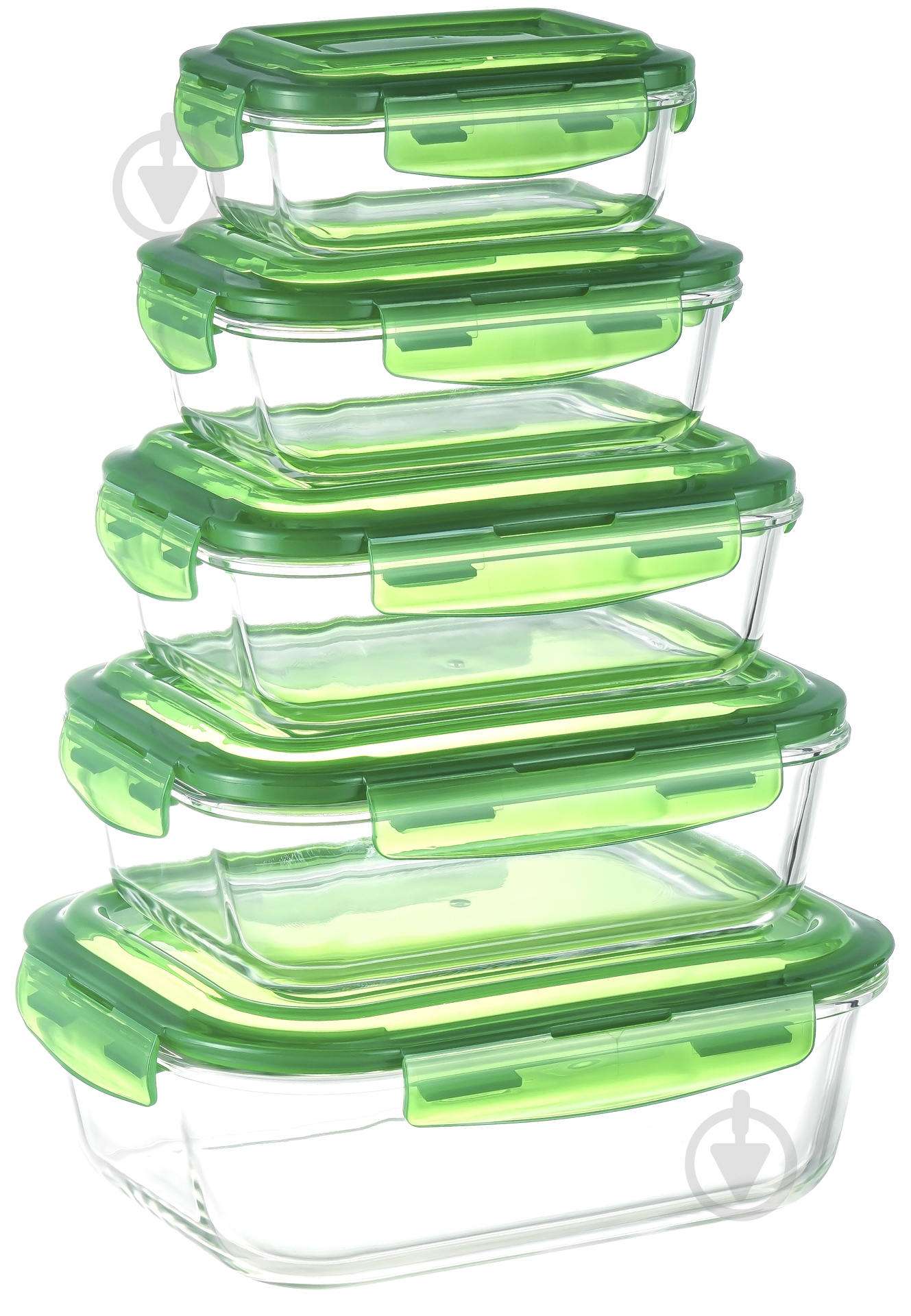 Контейнер для хранения Flamberg Original Rectangular Green 600 мл - фото 7