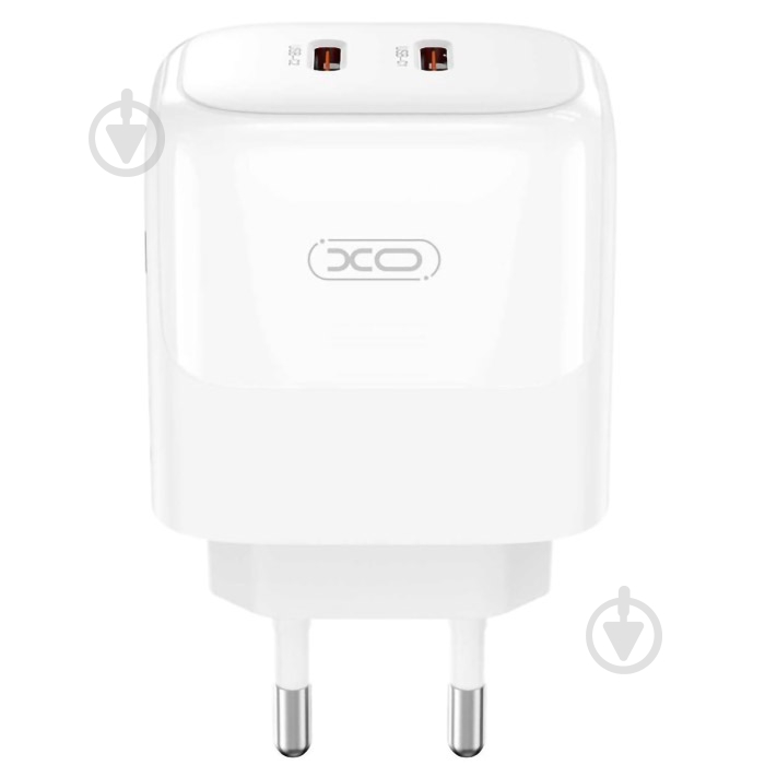 Сетевое зарядное устройство Xo L140 2xUSB-C PD35W White (L140_WHITE) - фото 2 Сетевое зарядное устройство Xo L140 2xUSB-C PD35W White (L140_WHITE) - фото 2