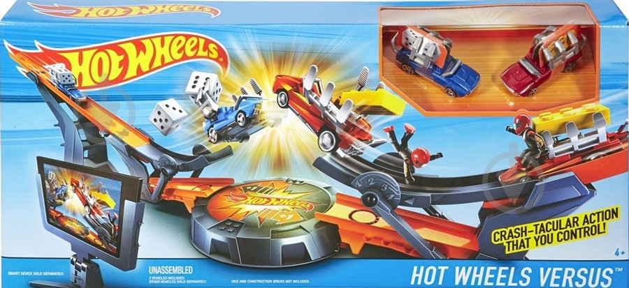 Трек Hot Wheels Протистояння DHY25 - фото 1 Трек Hot Wheels Протистояння DHY25 - фото 1