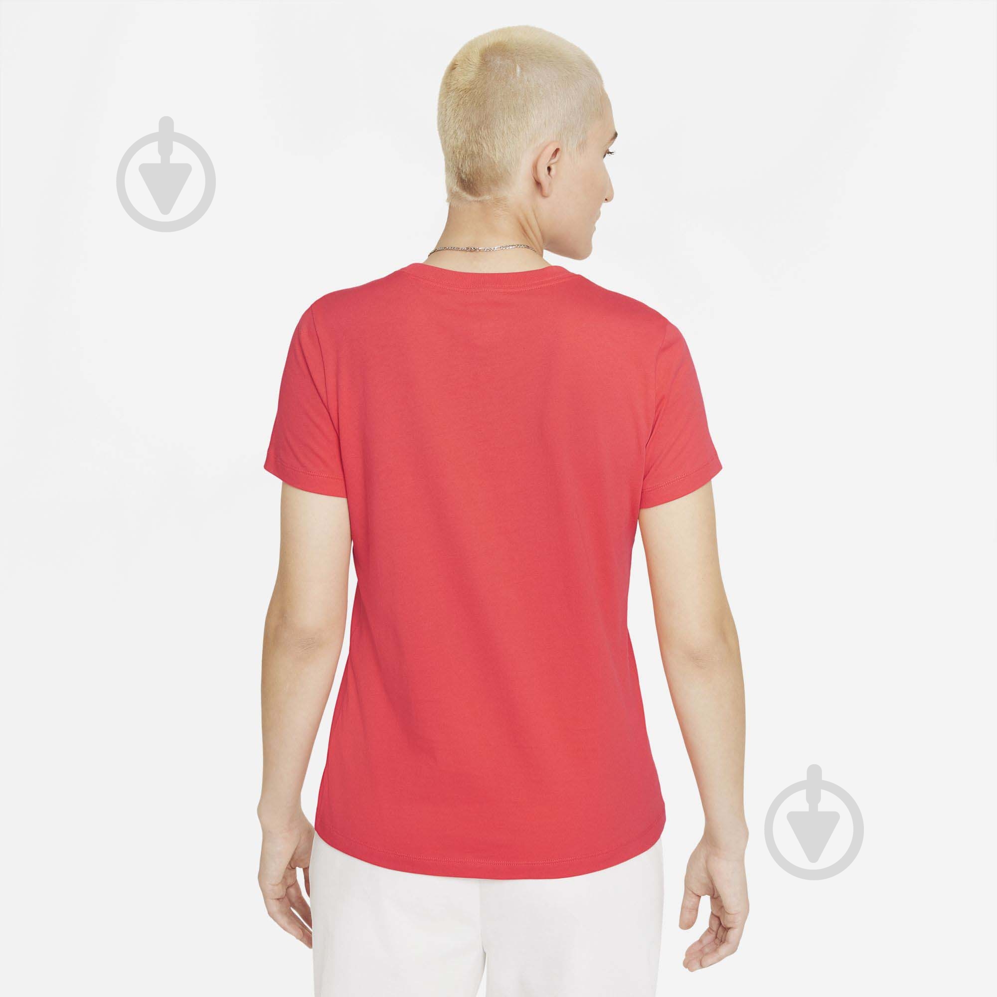 Футболка Nike W NSW TEE ESSNTL ICON FUTUR BV6169-814 р.XS красный - фото 2