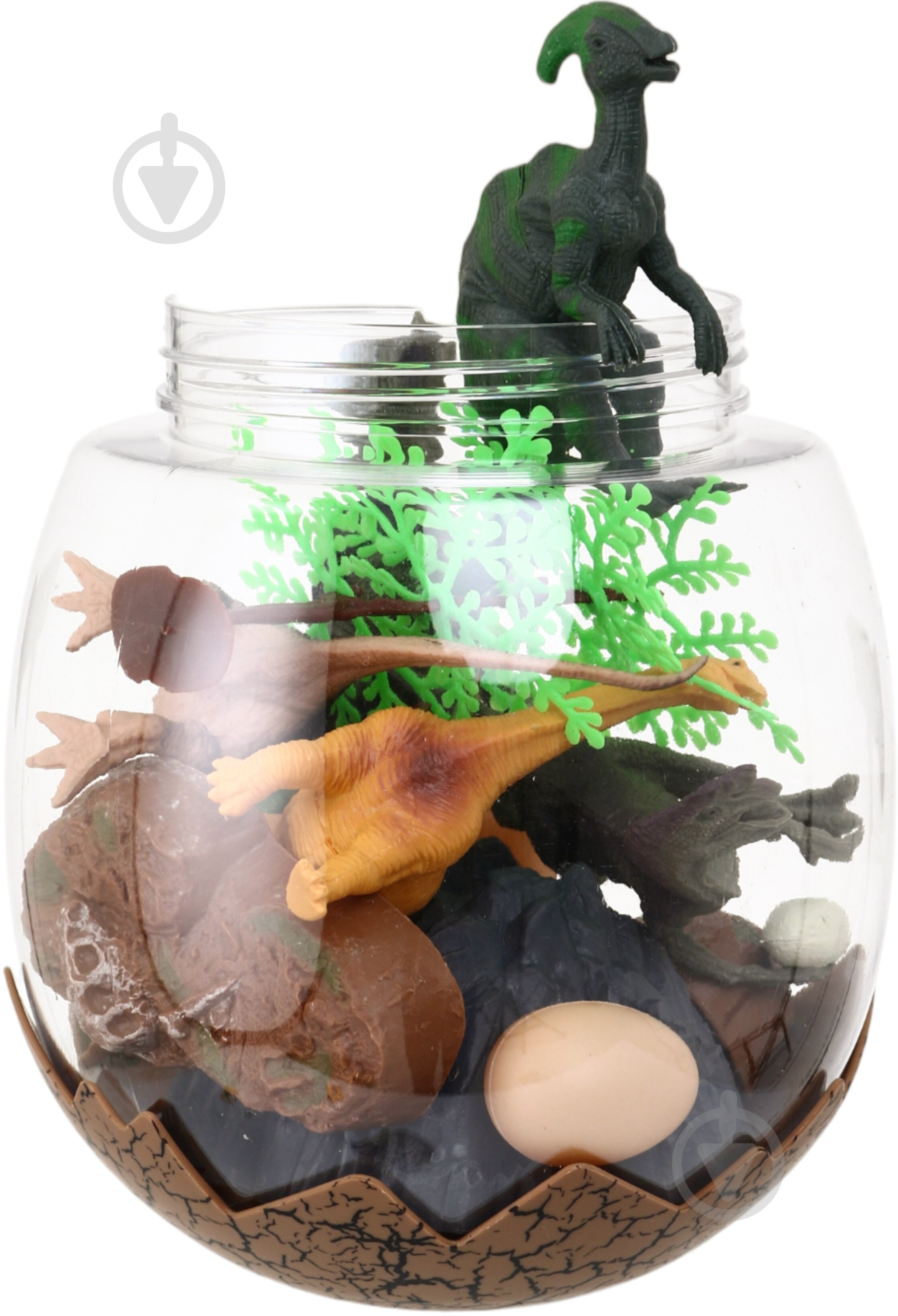 Игровой набор PIXIE яйцо динозавры 13 шт. 18.5х14.5 см пластик YX-DT01-1 - фото 2
