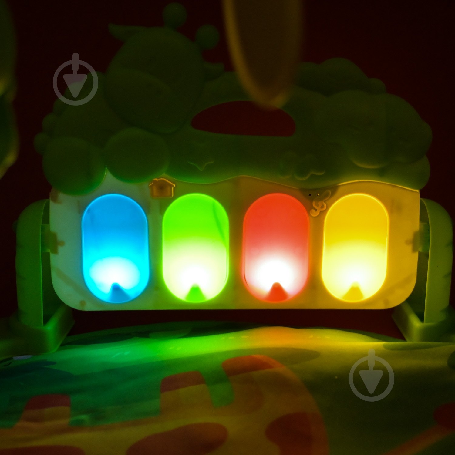 Игровой коврик Shantou с погремушками + музыкальная панель с большими клавишами YT610 - фото 6 Игровой коврик Shantou с погремушками + музыкальная панель с большими клавишами YT610 - фото 6