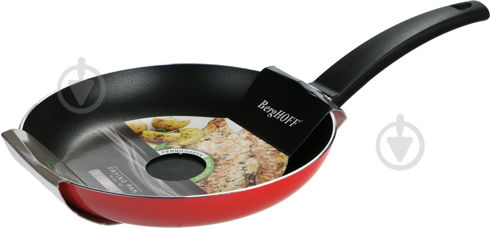 Сковорода BergHOFF Eclipse 24 см красная - фото 4