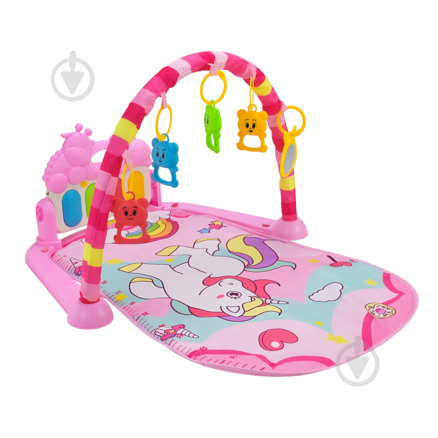 Игровой коврик Shantou с погремушками + музыкальная панель с большими клавишами YT602 - фото 5