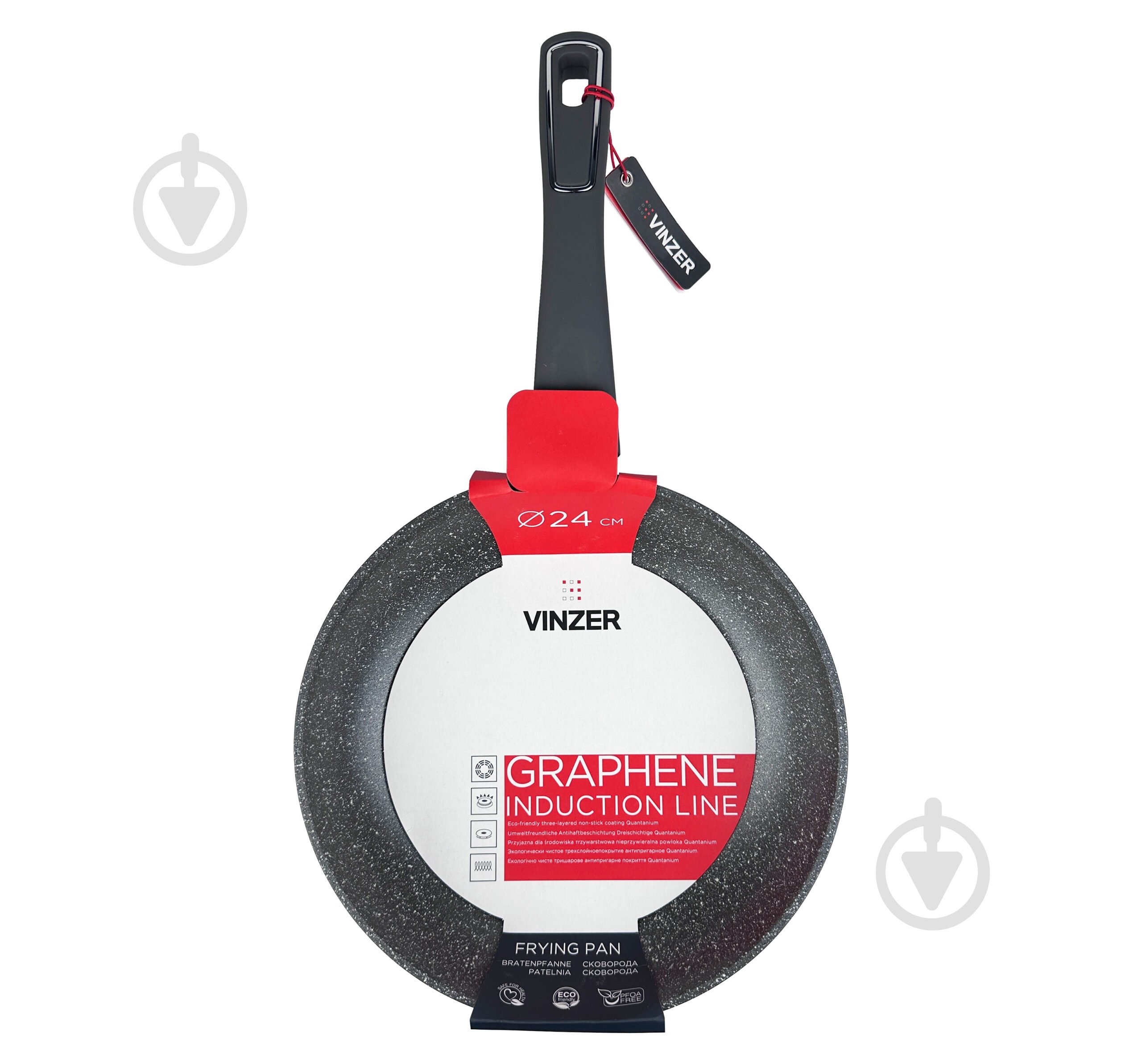 Сковорода Vinzer Graphene Induction Line 24 см 50409 - фото 3