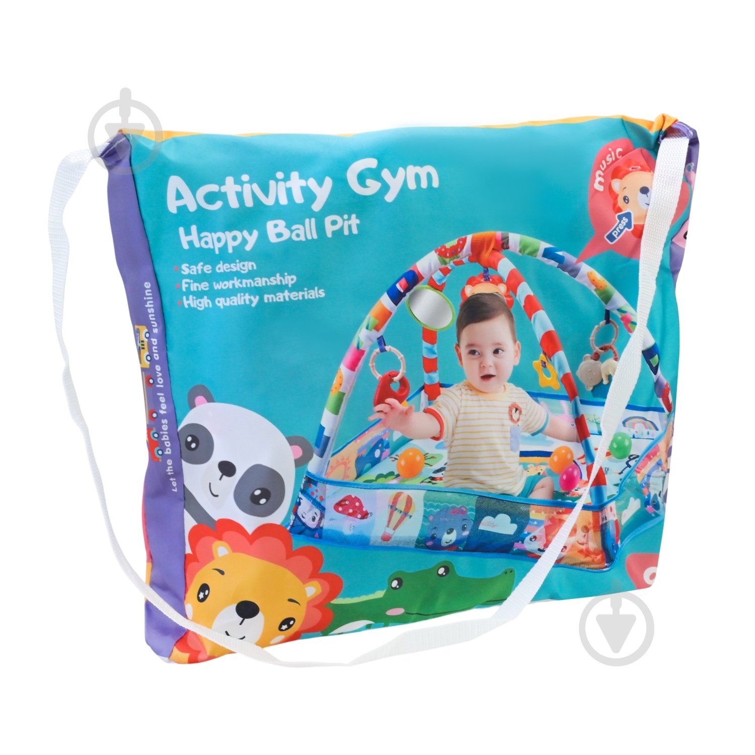 Ігровий килимок Shantou з брязкальцями 918-8022 - фото 5 Ігровий килимок Shantou з брязкальцями 918-8022 - фото 5