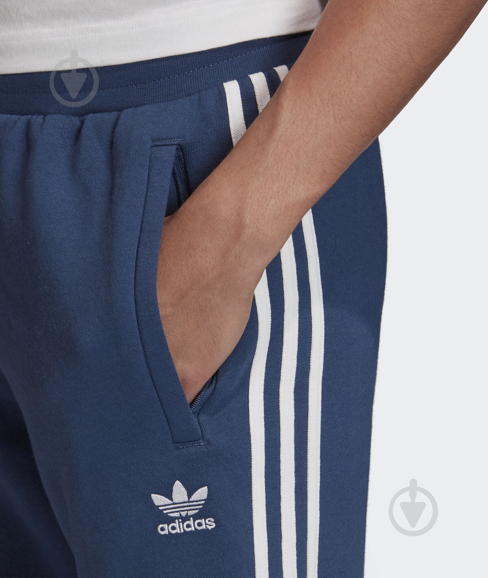 Брюки Adidas 3-STRIPES PANT FM3768 р. S синий - фото 7
