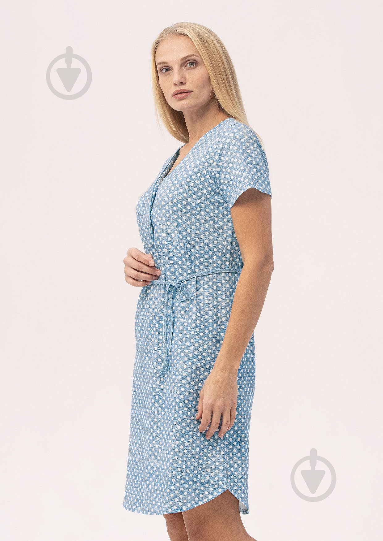 Платье-рубашка Roksana Dominica №1383/16601 р.XL джинс - фото 2 Платье-рубашка Roksana Dominica №1383/16601 р.XL джинс - фото 2