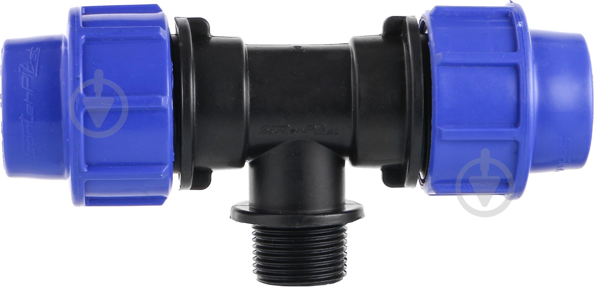 Тройник SantehPlast 25 мм НР 3/4 - фото 1