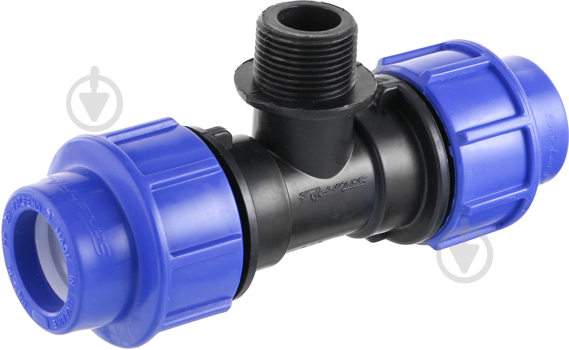 Тройник SantehPlast 25 мм НР 3/4 - фото 2