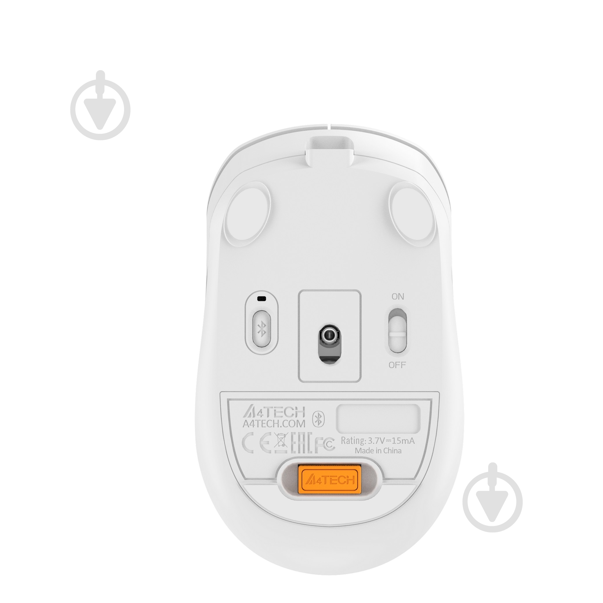 Мышь A4Tech беспроводная Fstyler, USB, 2400dpi (FB10C (Grayish White)) - фото 5 Мышь A4Tech беспроводная Fstyler, USB, 2400dpi (FB10C (Grayish White)) - фото 5