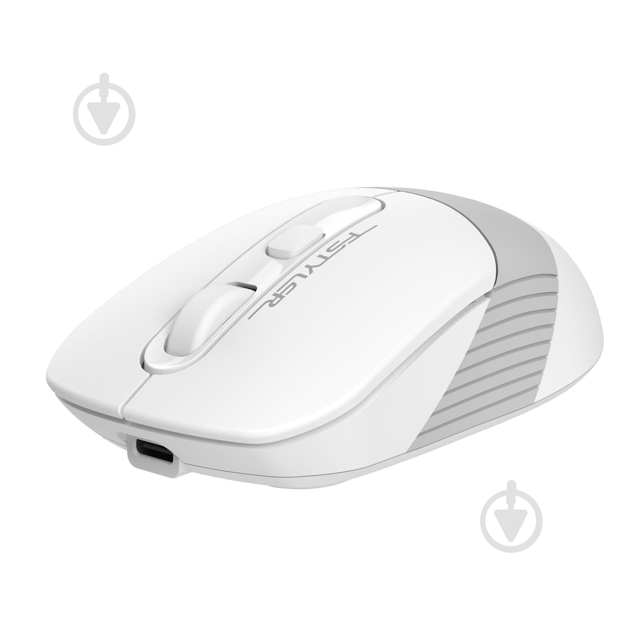 Мышь A4Tech беспроводная Fstyler, USB, 2400dpi (FB10C (Grayish White)) - фото 2 Мышь A4Tech беспроводная Fstyler, USB, 2400dpi (FB10C (Grayish White)) - фото 2