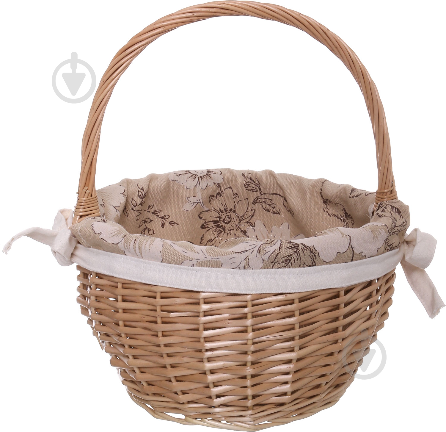 Корзина плетеная с текстилем 28/22х18/35 см Easter 16-3B-2 - фото 2