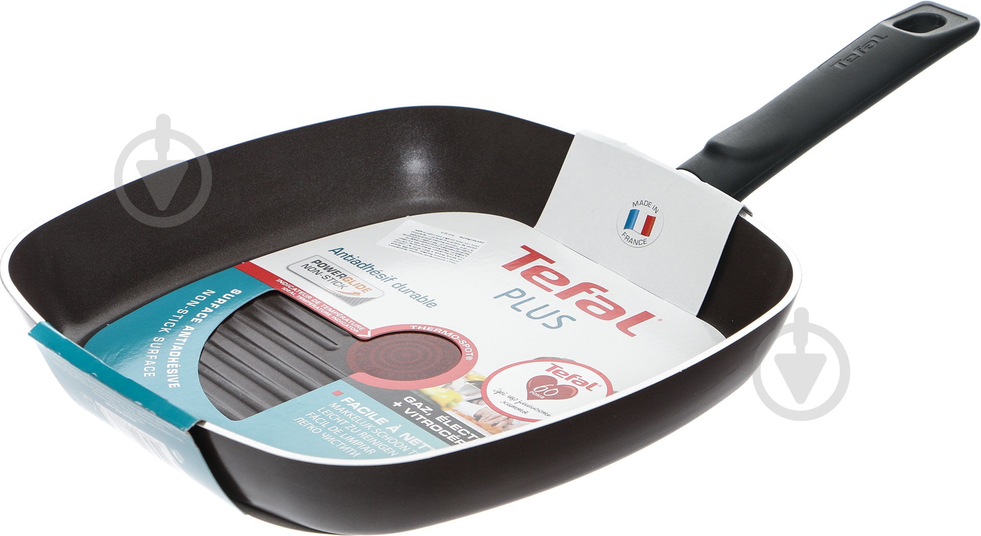 Сковорода-гриль Tefal Plus 26 см A65040 - фото 4