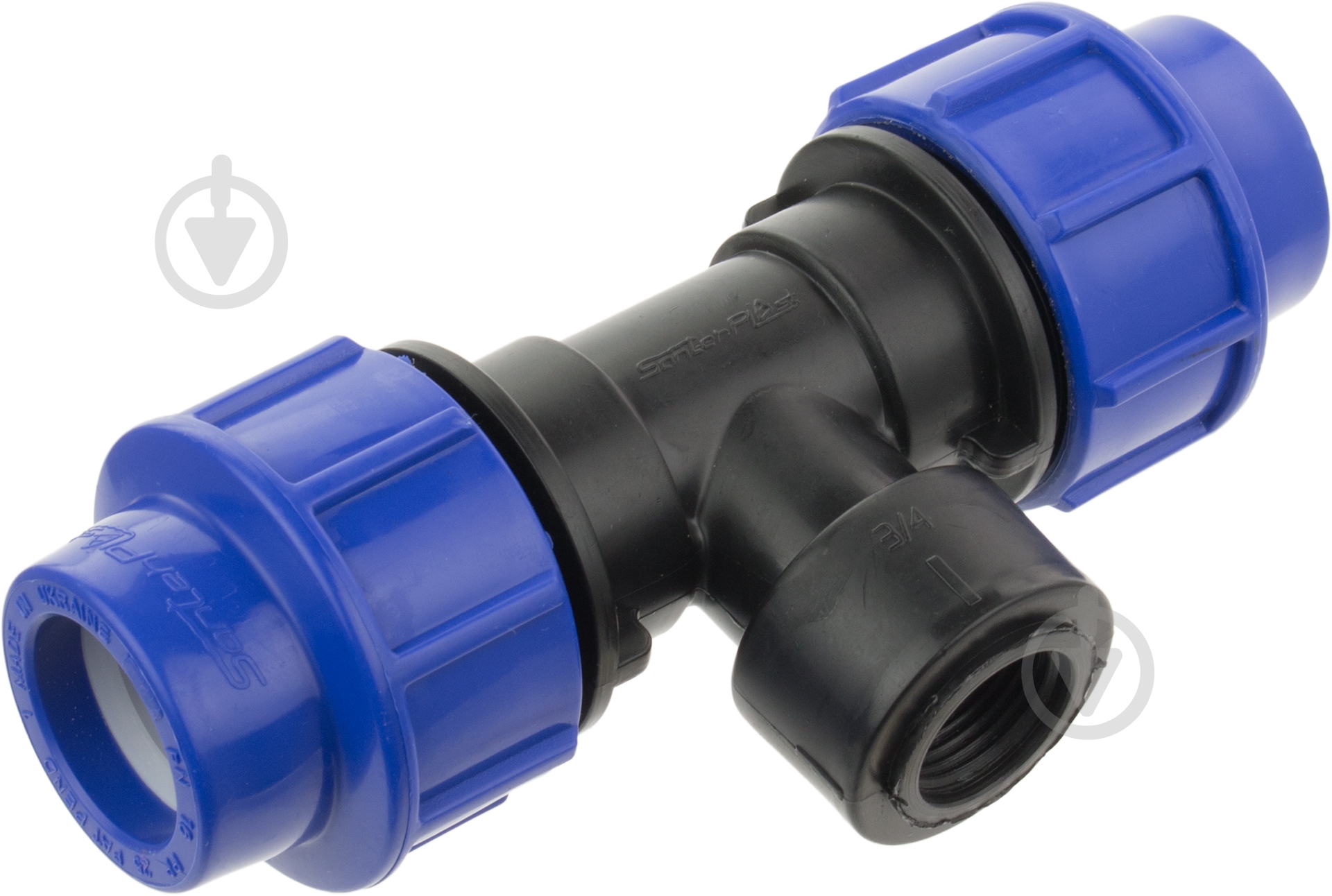 Тройник SantehPlast 32 мм ВР 3/4 - фото 1