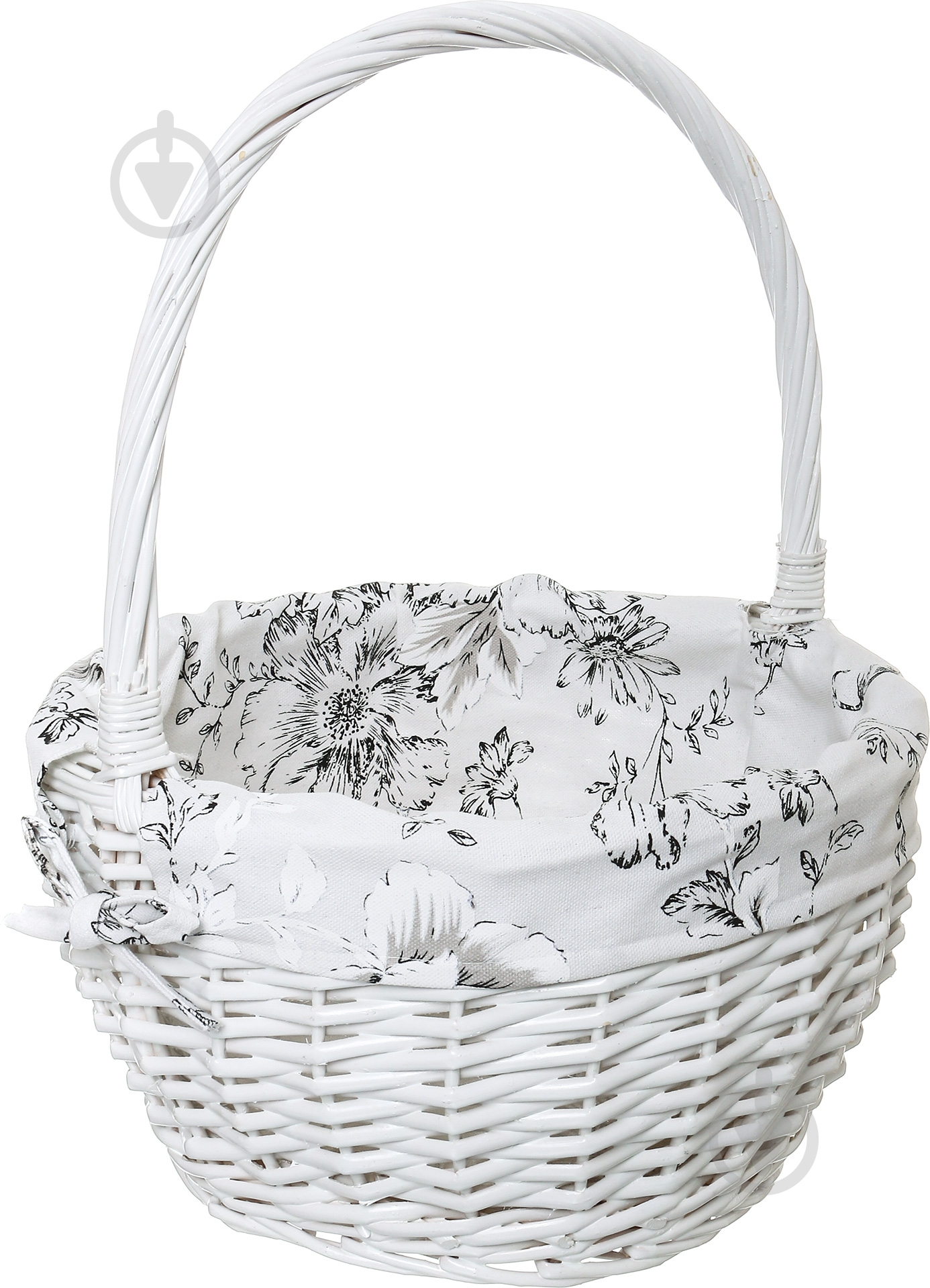 Кошик плетений з текстилем 35/27х20/45 см Easter 16-6B-1 - фото 1 Кошик плетений з текстилем 35/27х20/45 см Easter 16-6B-1 - фото 1