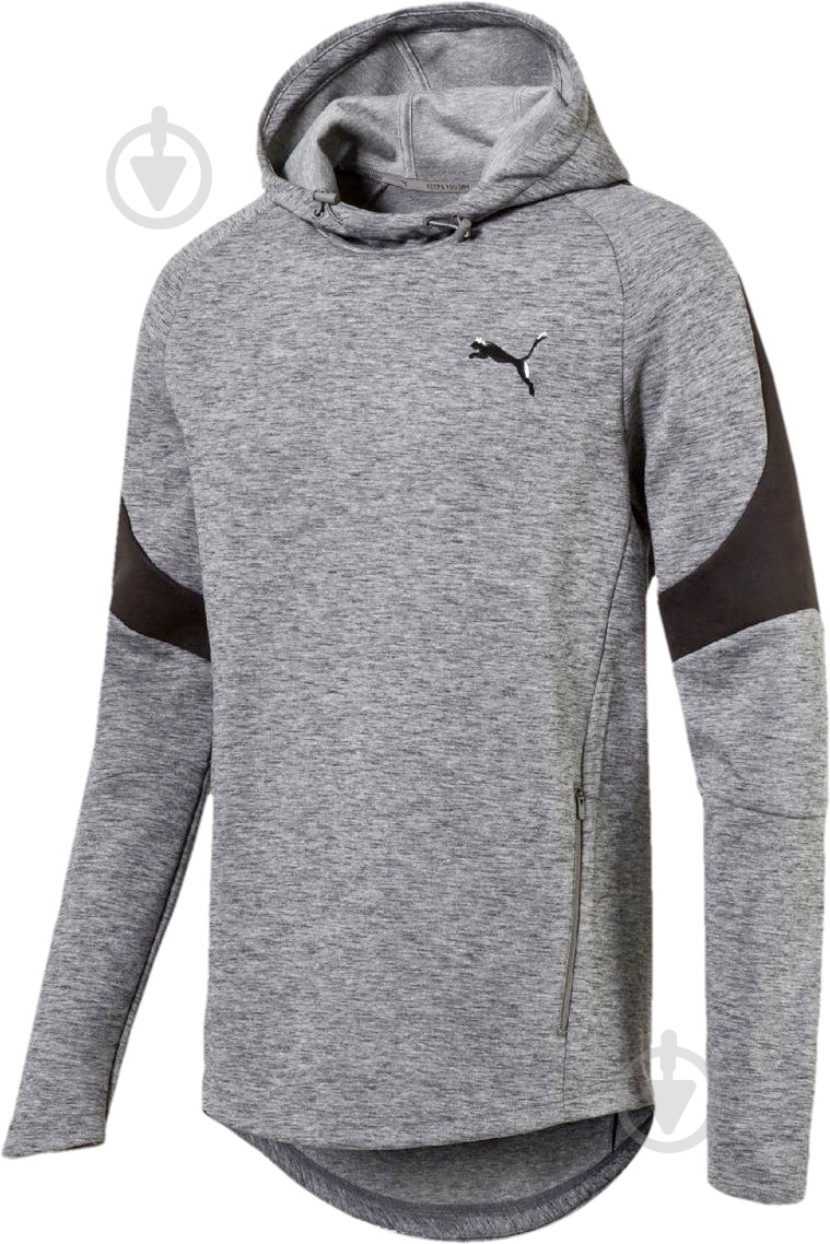 Джемпер Puma Evostripe Hoody 85172003 р. L серый - фото 1 Джемпер Puma Evostripe Hoody 85172003 р. L серый - фото 1