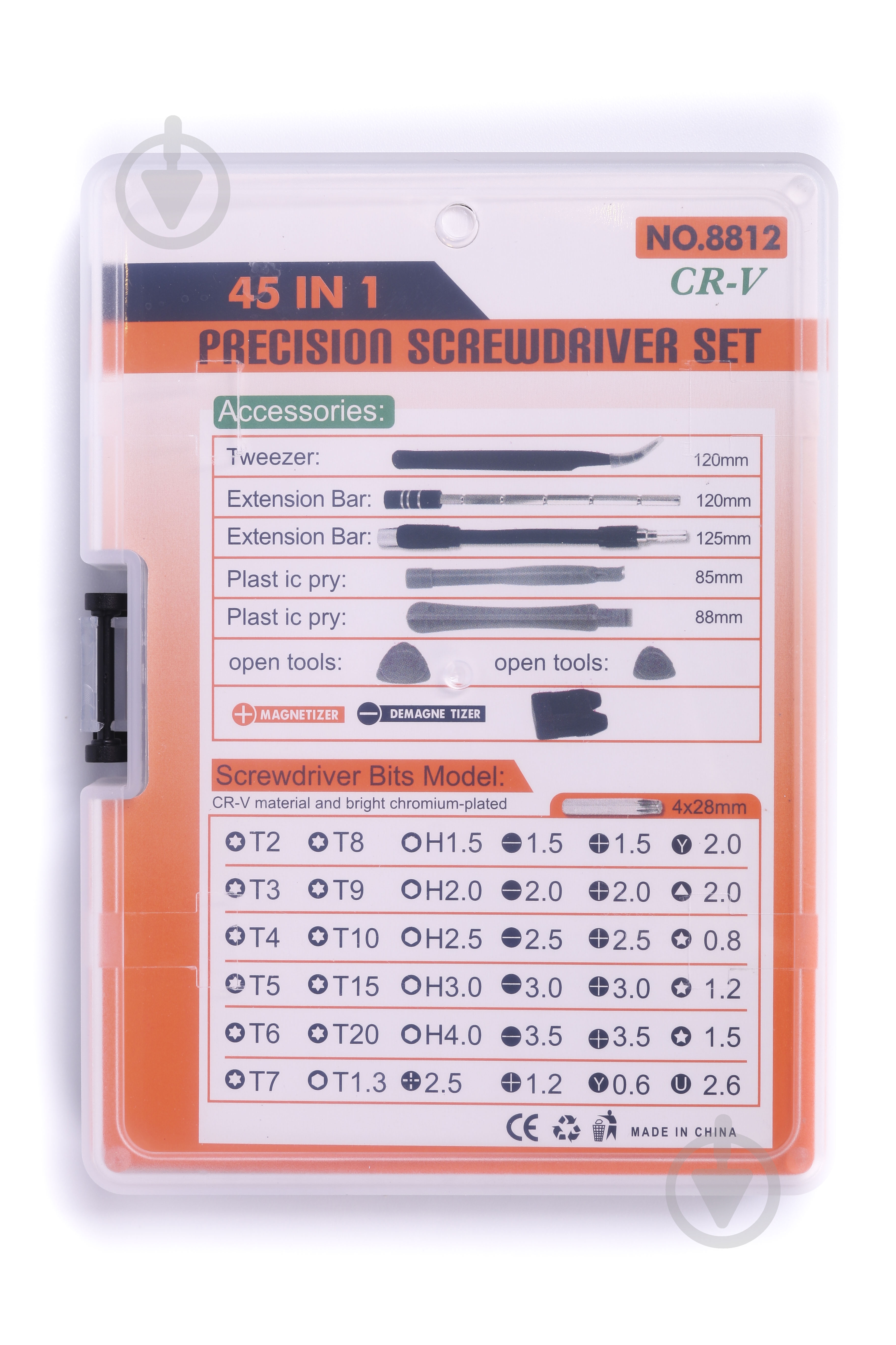 Набор отверток Compass для точных работ и ремонта электроники 45 предметов CP-PK-45 - фото 9 Набор отверток Compass для точных работ и ремонта электроники 45 предметов CP-PK-45 - фото 9