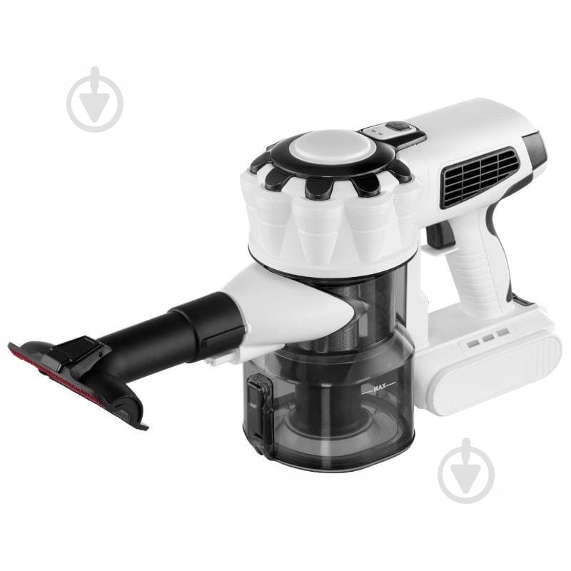 Пылесос аккумуляторный First FA-5541-4-GR black/white - фото 22
