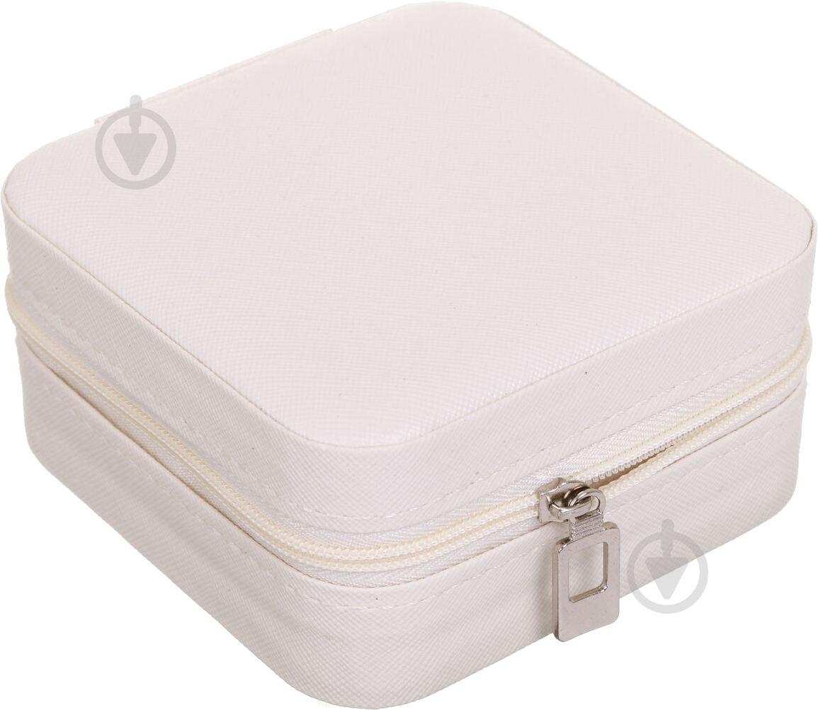 Шкатулка для украшений Royal tiny 10х10х5 см белая - фото 1 Шкатулка для украшений Royal tiny 10х10х5 см белая - фото 1