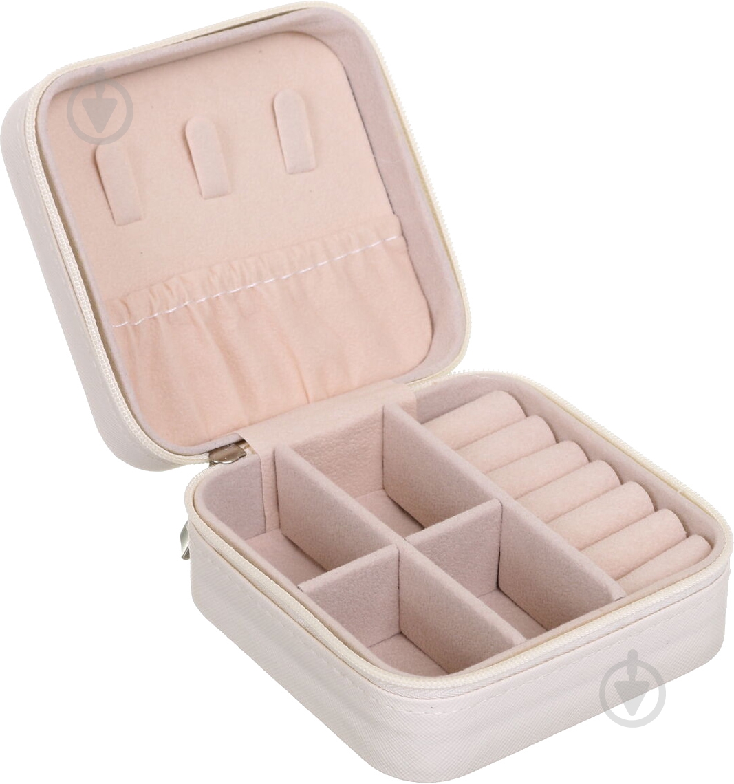 Шкатулка для украшений Royal tiny 10х10х5 см белая - фото 2 Шкатулка для украшений Royal tiny 10х10х5 см белая - фото 2