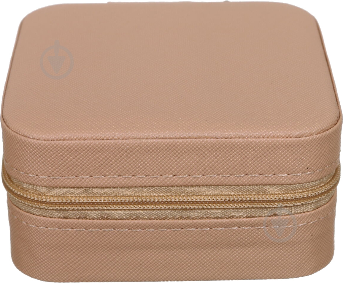 Шкатулка для украшений Royal tiny 10х10х5 см бежевая - фото 5