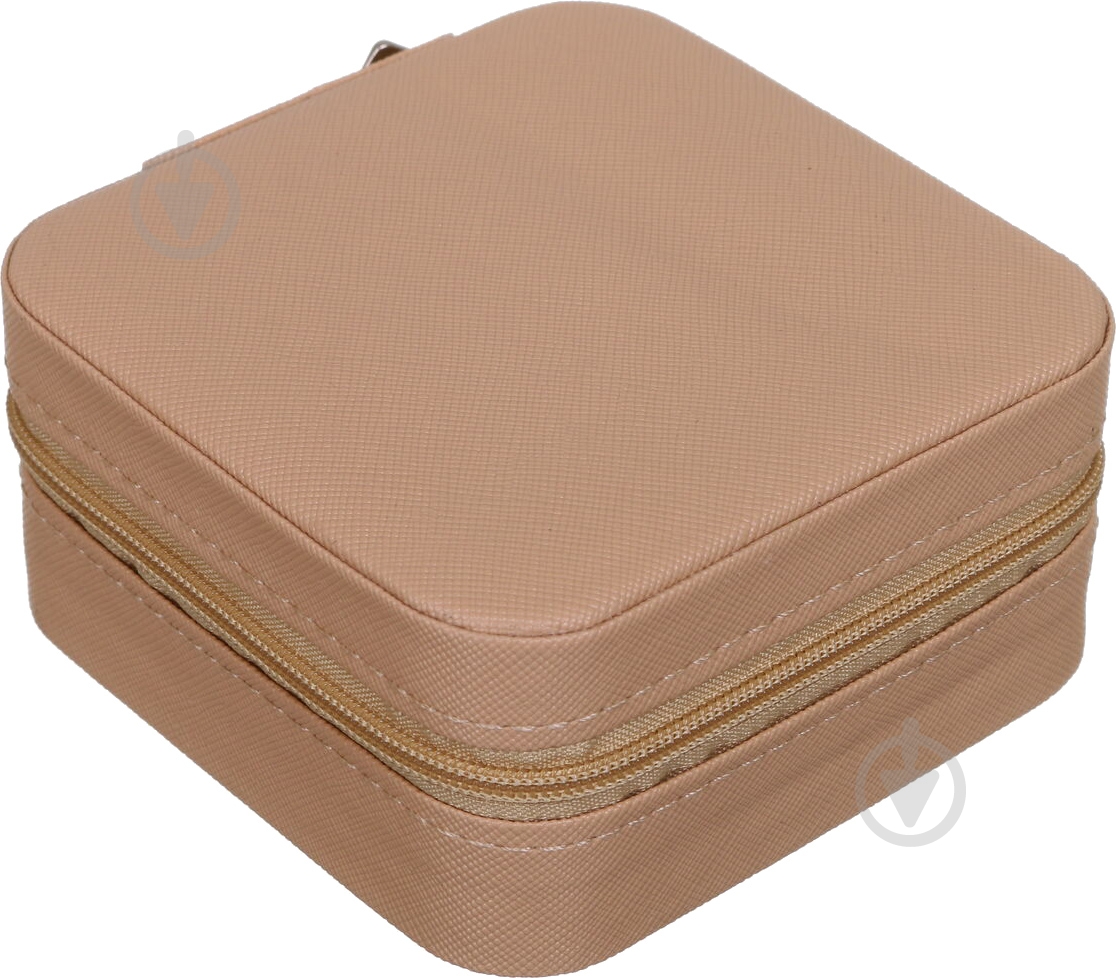 Шкатулка для украшений Royal tiny 10х10х5 см бежевая - фото 4