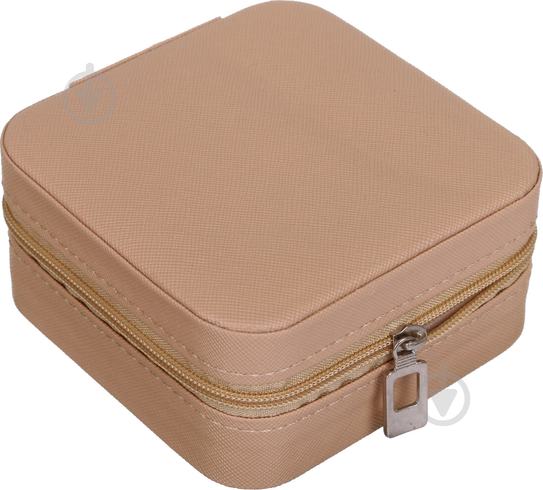 Шкатулка для украшений Royal tiny 10х10х5 см бежевая - фото 1