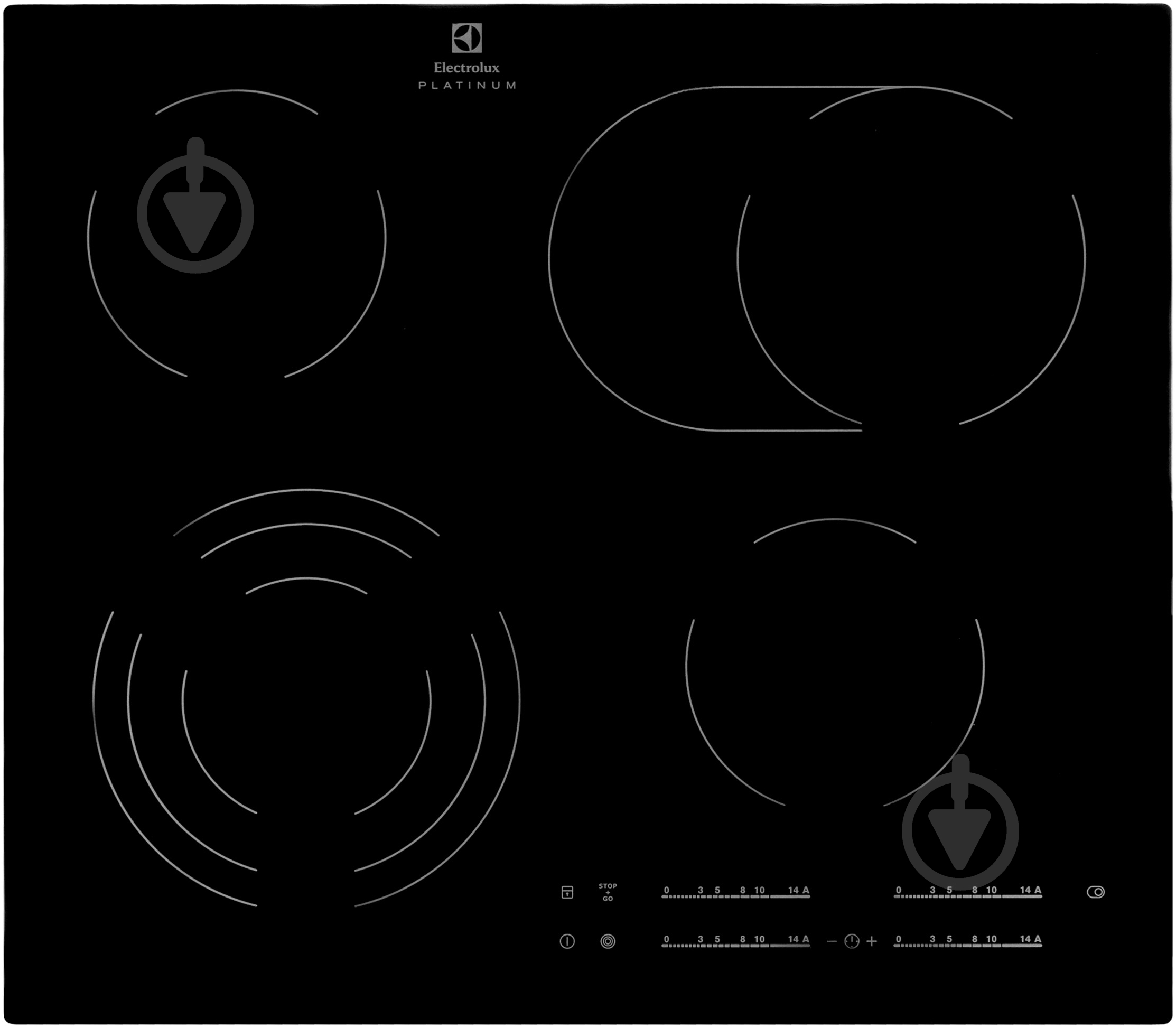 Варильна поверхня електрична Electrolux EHF 96547 FK - фото 1