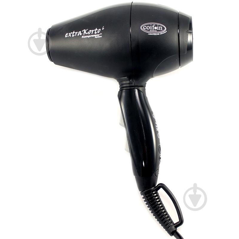 Фен Coifin Extra Korto 6K Ion Black 67587 - фото 1 Фен Coifin Extra Korto 6K Ion Black 67587 - фото 1
