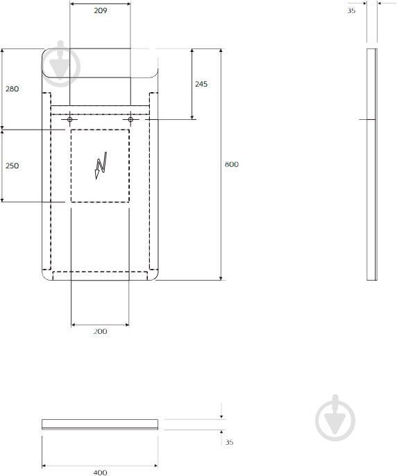 Зеркало Kolo Traffic 40 88421000 - фото 3