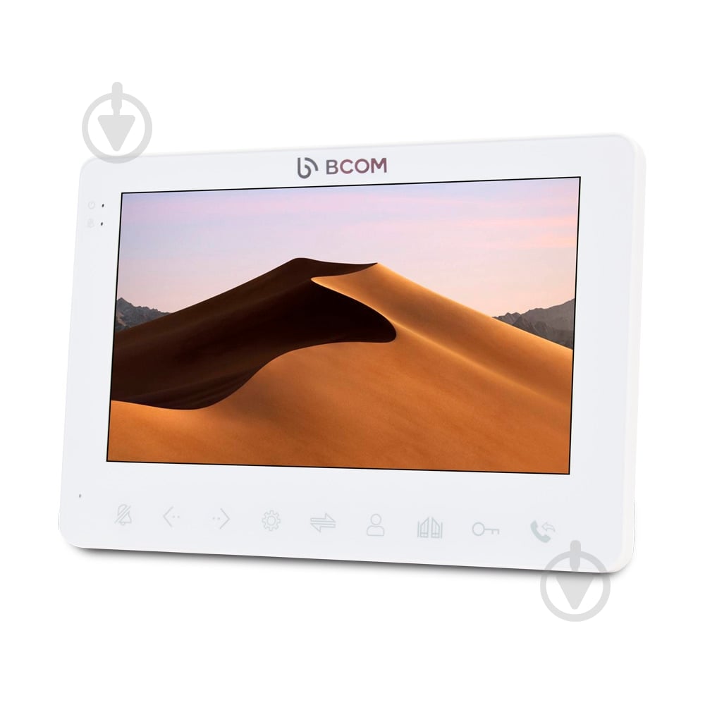 Комплект відеодомофона BCOM BD-780FHD White Kit: відеодомофон 7" і відеопанель - фото 2