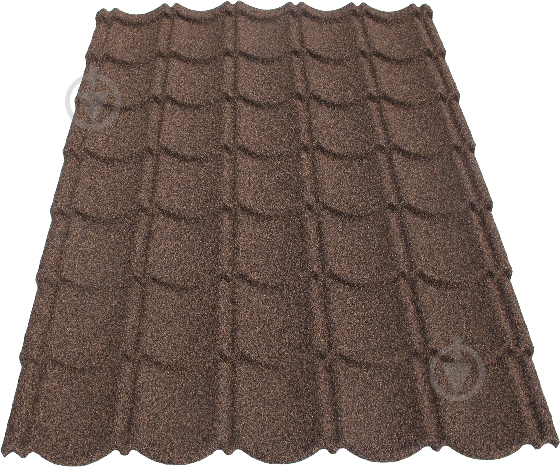 Лист композитной черепицы Aquapan Coffe 1123x890 мм - фото 1 Лист композитной черепицы Aquapan Coffe 1123x890 мм - фото 1