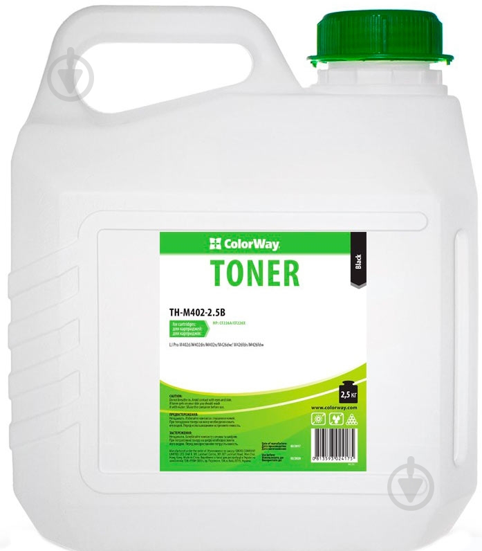 Тонер ColorWay TH-M402-2.5B - фото 1 Тонер ColorWay TH-M402-2.5B - фото 1