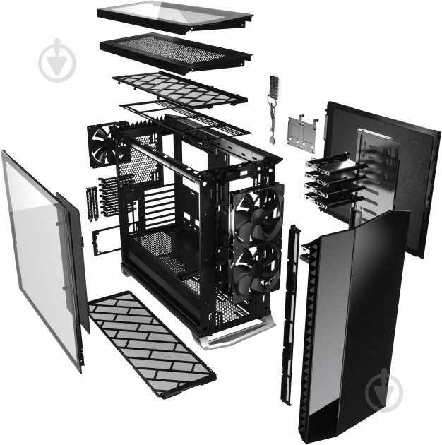 Корпус Fractal Design Vector RS Tempered Glass (FD-C-VER1A-01) - фото 19