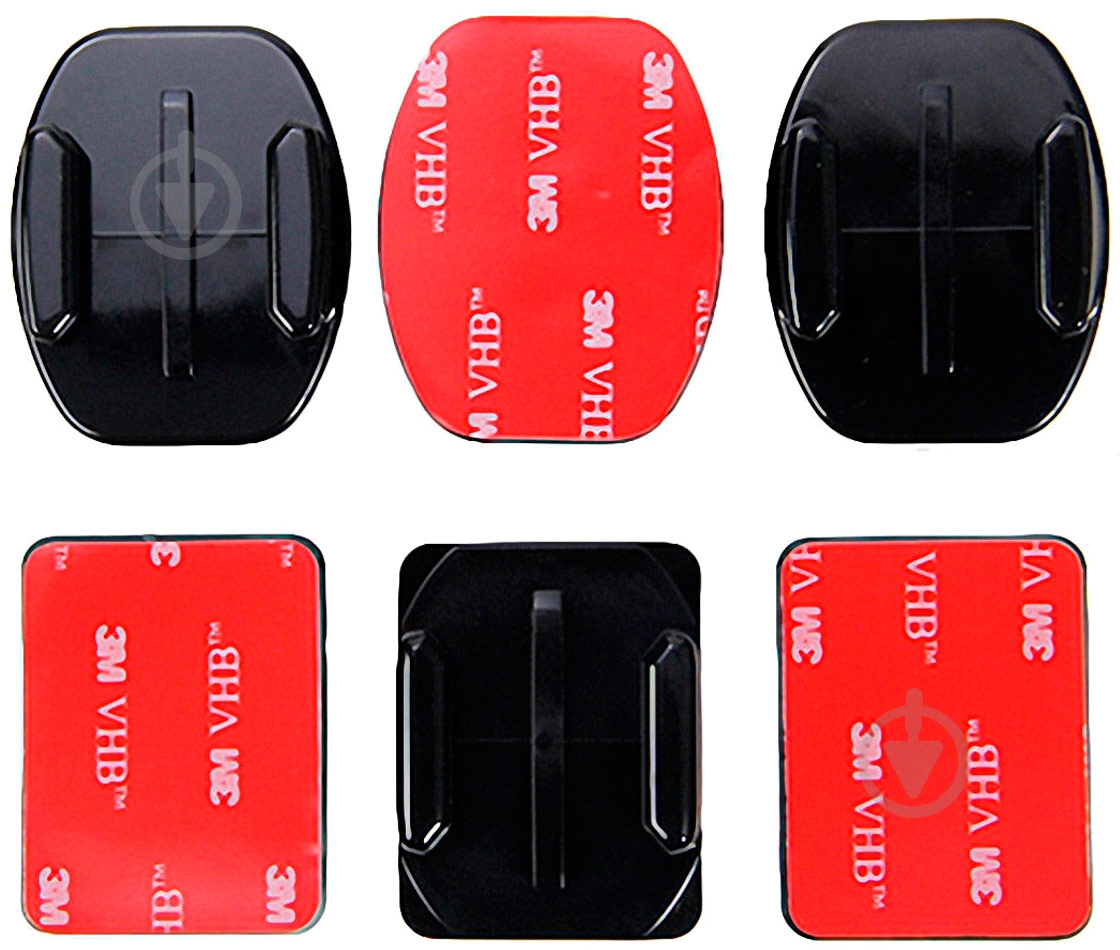 Держатель для экшен-камеры GoPro Curved Adhesive Mounts AACFT-001 - фото 1