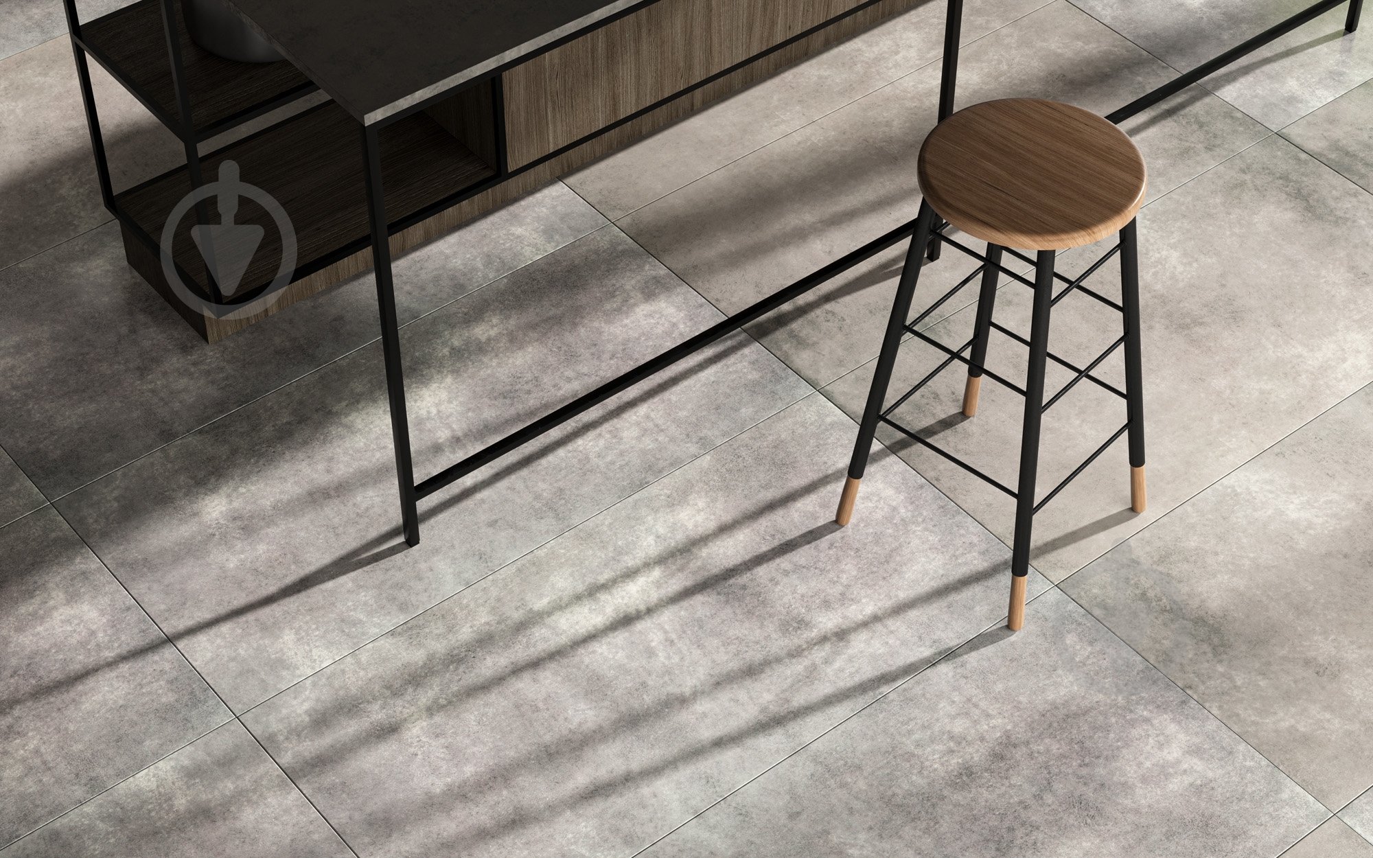 Плитка Ceramika Paradyz Magnetik grafit gres szkl rekt mat 59,8x119,8 см - фото 3