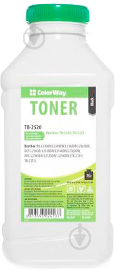 Тонер ColorWay Brother H-L2520/L2740 (75г) (TB-2520) - фото 1 Тонер ColorWay Brother H-L2520/L2740 (75г) (TB-2520) - фото 1