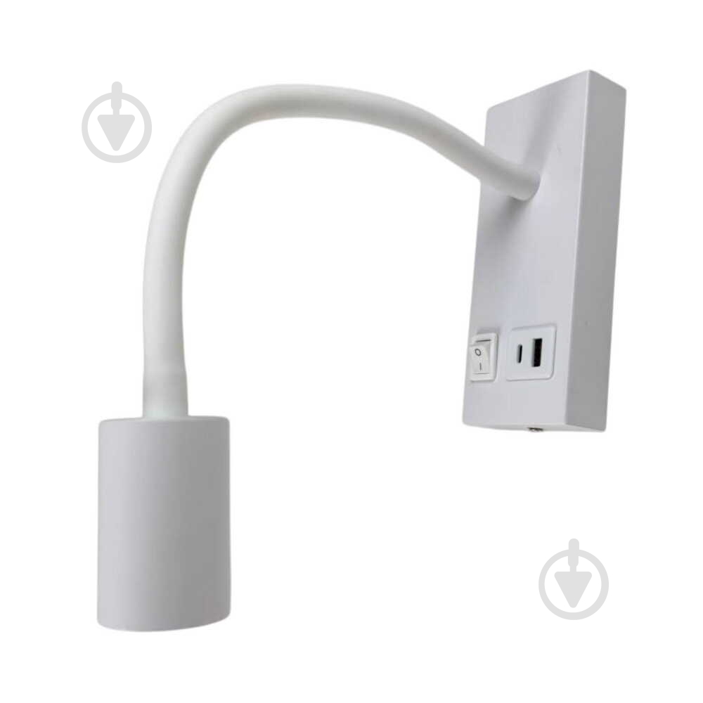 Бра Violux SNAKE USB+Type-C 1x5 Вт білий 552002 - фото 3