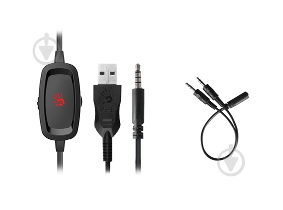 Наушники A4Tech black (G573P Bloody (Black)) - фото 4