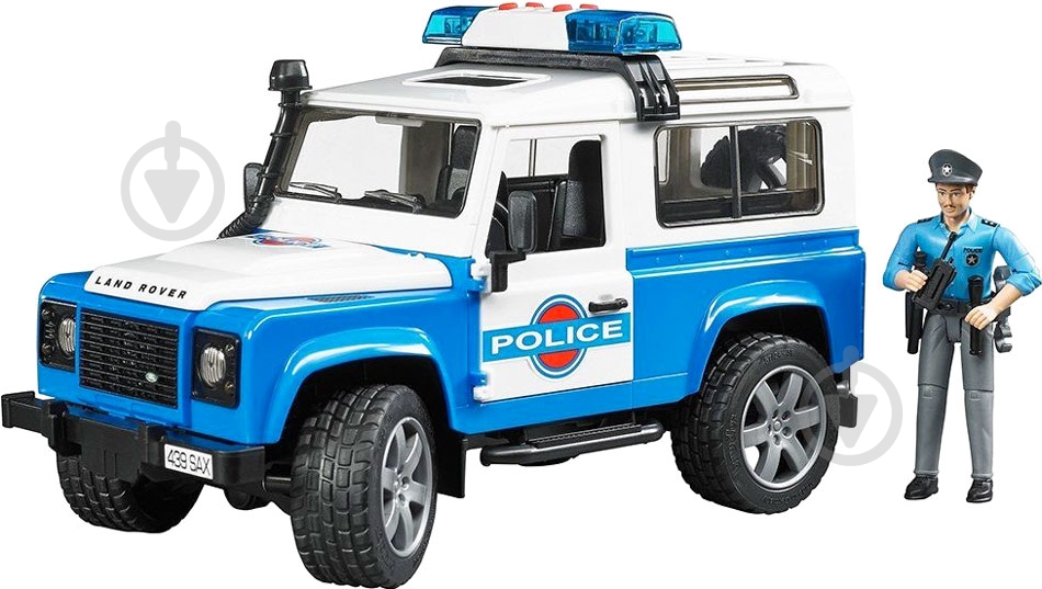 ᐉ Джип Bruder Land Rover Defender Поліція 1:16 2595 • Краща ціна