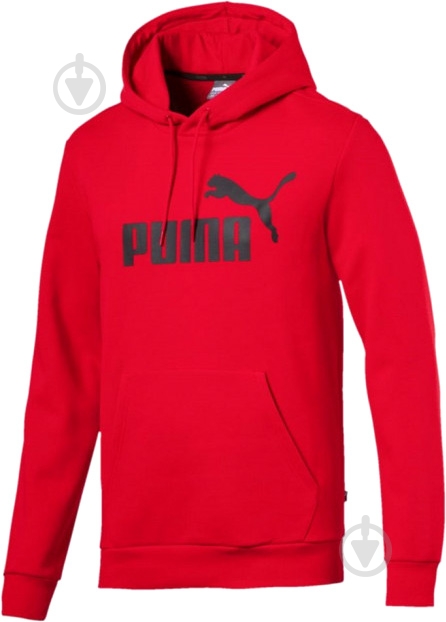 Джемпер Puma Essentials Fleece Hoody 85174305 р. M красный - фото 1 Джемпер Puma Essentials Fleece Hoody 85174305 р. M красный - фото 1