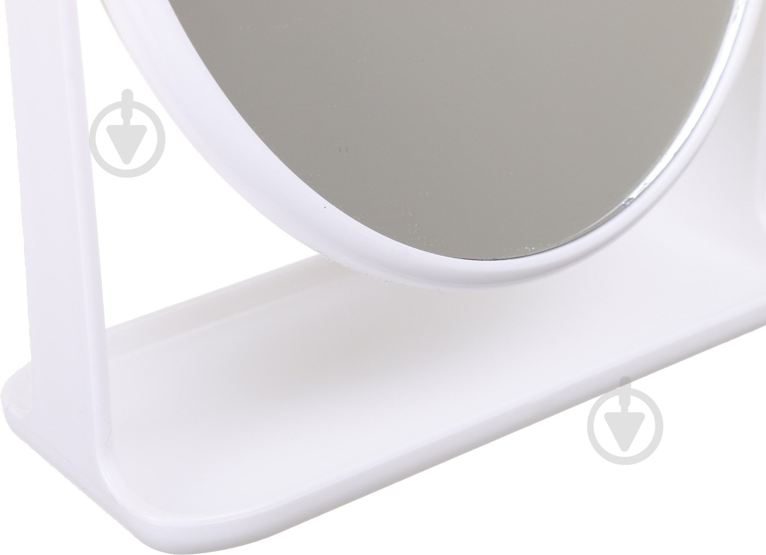 Дзеркало косметичне овальне двостороннє ST 21,3x16 cм біле - фото 3