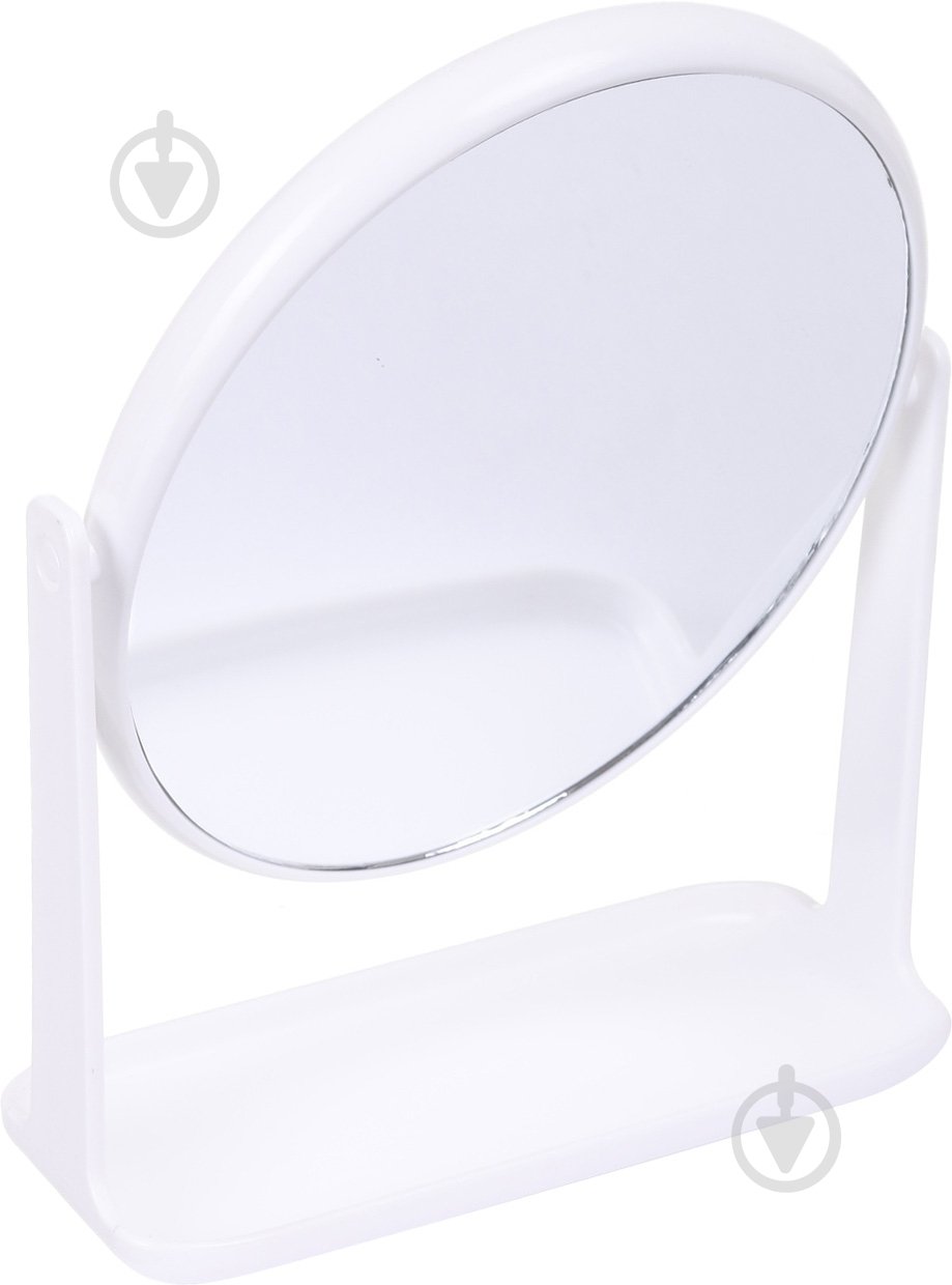 Дзеркало косметичне овальне двостороннє ST 21,3x16 cм біле - фото 4